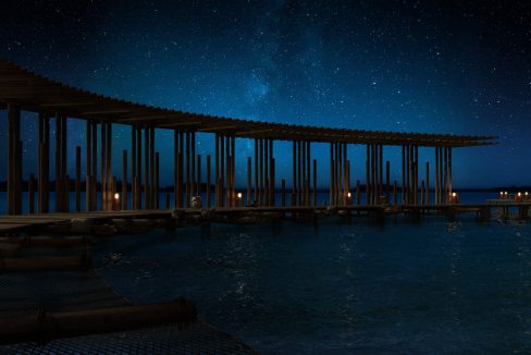 Muelle de noche